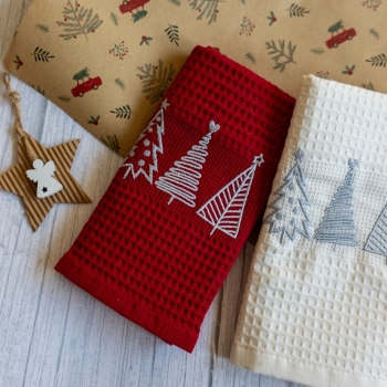 Vyšívané utěrky č.16