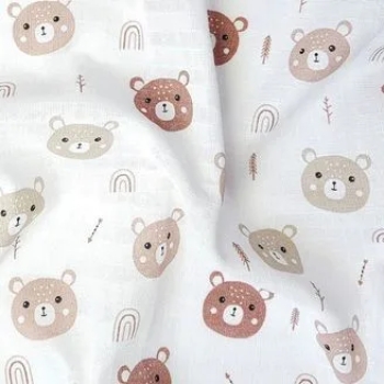 Plena tisk 70x70 méďa se šípy