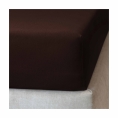 Prostěradlo jersey č.45 tm. hnědá